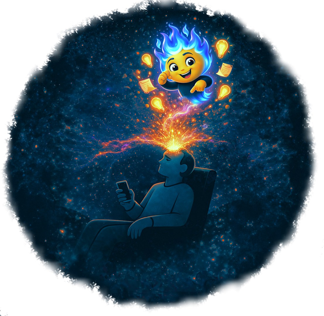 Thought Fire creative state artwork